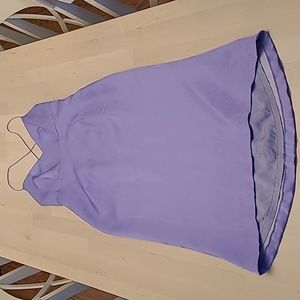 NWT Y2K Tahari 100% Silk Fully Lined Slip Lavender Dress